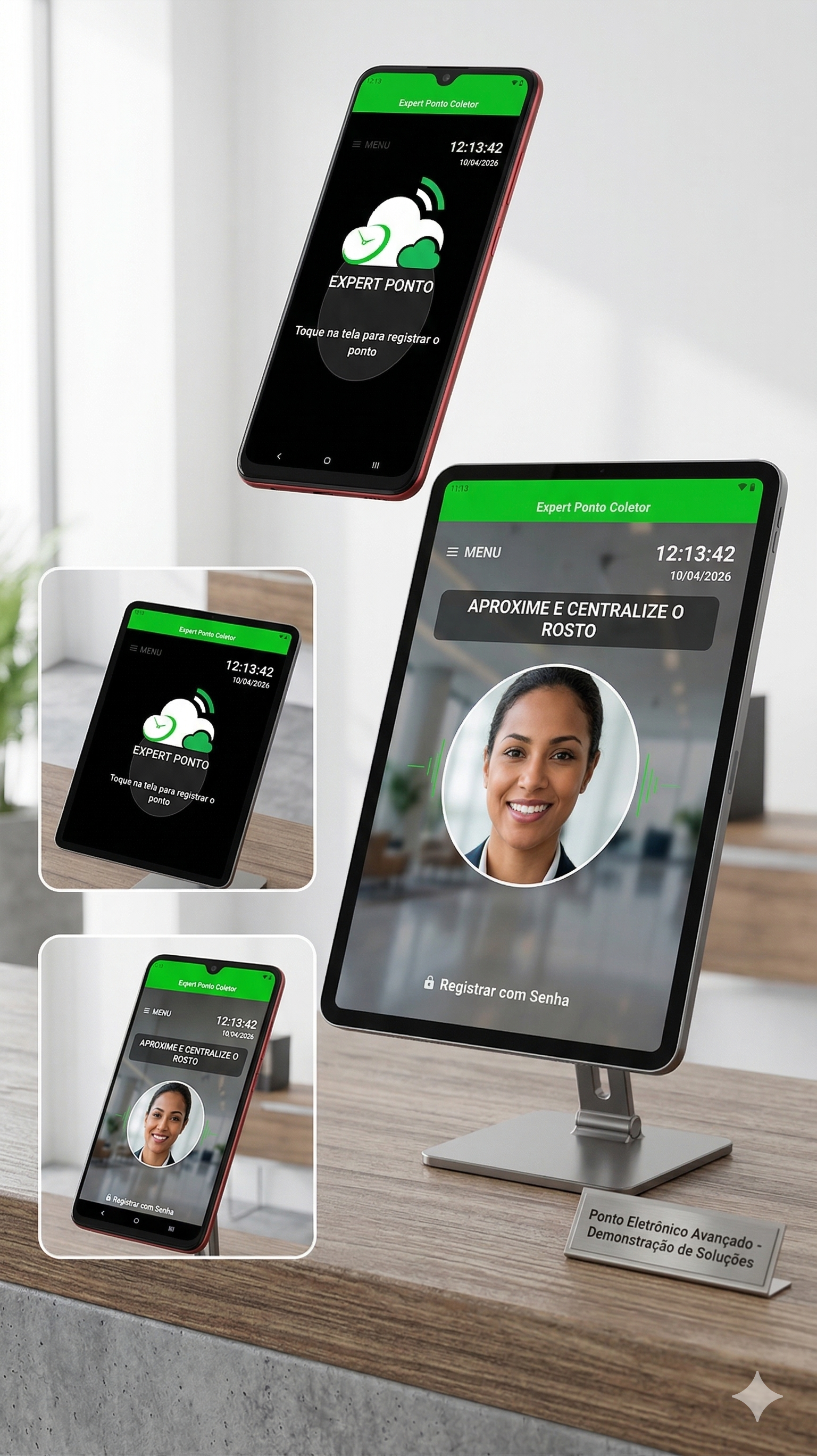 Reconhecimento facial rodando no celular